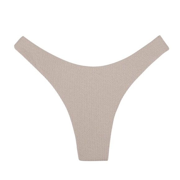 MONDAY SWIMWEAR Oat Crinkle Set x Bora Bora Bandeau Top + Byron Bottom (NWOT) - Picture 8 of 13